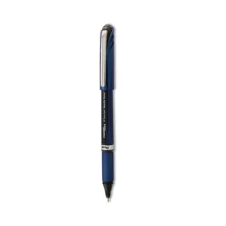 Pentel® EnerGel NV Gel Pen, Fine Point, 0.5 mm, Black Ink, Blue/Black Barrel, Dozen