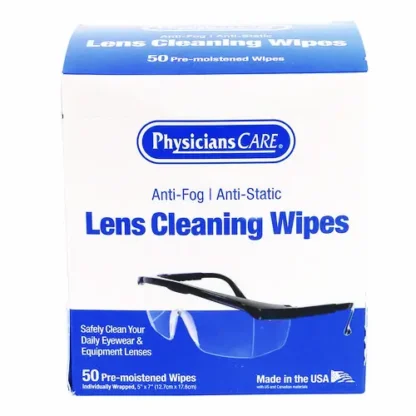 PhysiciansCare® Lens Cleaning Wipe, 50/Box