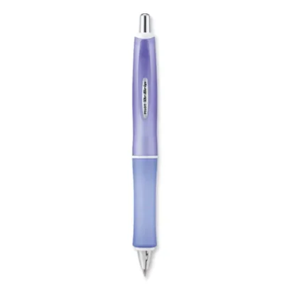 Pilot® Dr. Grip Frosted Advanced Ink Ballpoint Pen, Retractable, Medium 1 mm, Black Ink, Purple Barrel