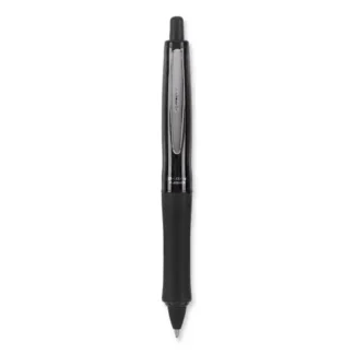 Pilot® Dr. Grip FullBlack Advanced Ink Ballpoint Pen, Retractable, Medium 1 mm, Black Ink, Black Barrel