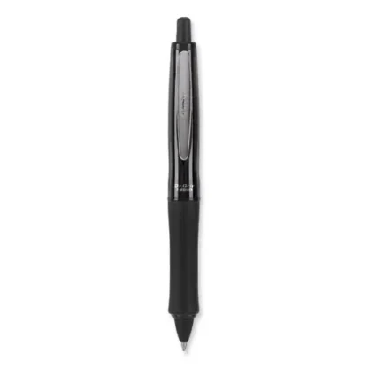 Pilot® Dr. Grip FullBlack Advanced Ink Ballpoint Pen, Retractable, Medium 1 mm, Black Ink, Black Barrel