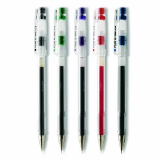 Pilot® G-TEC-C Ultra Gel Pen, Ultra-Fine 0.4 mm, Assorted Colors, 5 Pack