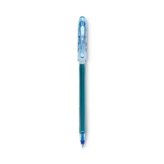 Pilot® Neo-Gel Gel Pen, Fine Point, 0.7 mm, Blue Ink, Translucent Blue Barrel, Dozen