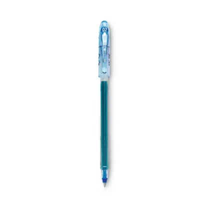 Pilot® Neo-Gel Gel Pen, Fine Point, 0.7 mm, Blue Ink, Translucent Blue Barrel, Dozen