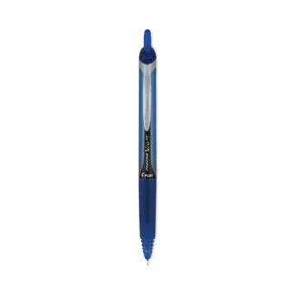 Pilot® Precise V10RT Retractable Rollerball Pen, Bold Point, 1 mm, Blue Ink, Blue Barrel, Dozen
