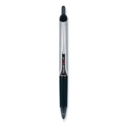 Pilot® Precise V5RT Retractable Rollerball Pen, Extra-Fine 0.5 mm, Black Ink, Black Barrel, 30/Pack