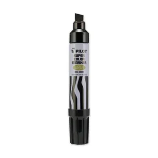Pilot® Super Color Refillable Permanent Marker, Extra-Broad Chisel Tip, Black