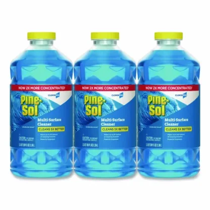 Pine-Sol® CloroxPro Multi-Surface Cleaner Concentrated, Sparkling Wave Scent, 80 oz Bottle, 3/Carton