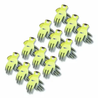 PIP G-Tek KEV Cut-Resistant Seamless-Knit Gloves, Medium (Size 8), Yellow/Gray, 12 Pairs