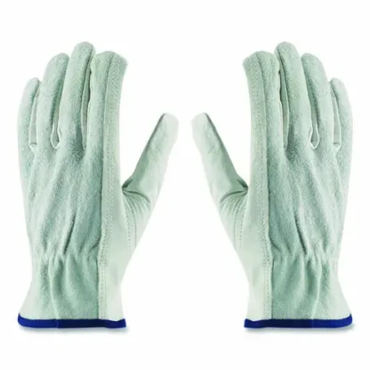 PIP Top-Grain Leather Drivers Gloves with Shoulder-Split Cowhide Leather Back, X-Large, Gray