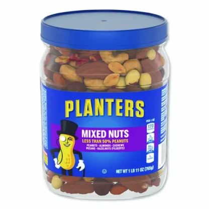 Planters® Salted Mixed Nuts, 27 oz Canister