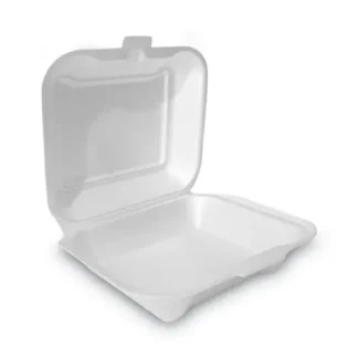 Plastifar Foam Hinged Lid Containers
