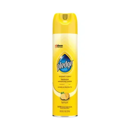 Pledge® Furniture Polish, Lemon, 9.7 oz Aerosol Spray