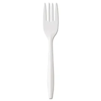 Polypro Medium Weight White Fork - 1000 Count