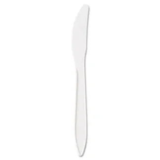 Polypro Medium Weight White Knife - 1000 Ct