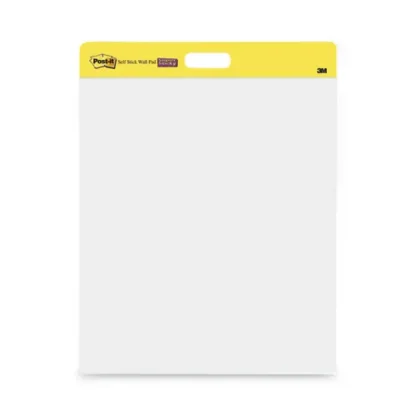 Post-it® Easel Pads Super Sticky Self-Stick Wall Pad, Unruled, 20 x 23, White, 20 Sheets/Pad, 2 Pads/Pack, 2 Packs/Carton
