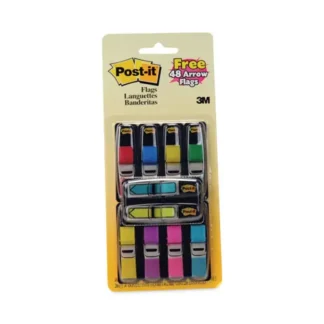 Post-it® Flags Page Flag Value Pack, Assorted Colors, 328 Total Flags with 280 Page Flags and 48 Arrow Flags, 0.5 x 1.75 Inches
