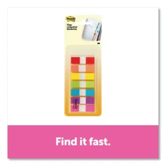 Post-it® Flags Small Flags, Seven Assorted Colors, 190 Flags