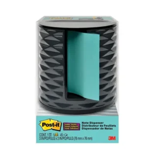 Post-it® Pop-up Notes Super Sticky Vertical Pop-up Note Dispenser, Black, For 3 x 3 Pads