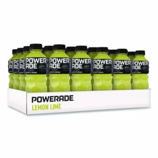 POWERADE® Sports Drink, Lemon Lime, 20 oz Bottle, 24/Pack