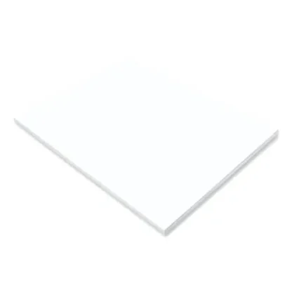 Prang® SunWorks Construction Paper, Bright White, 18 x 24, 50 Sheets, 50 lb Text Weight