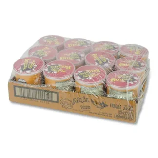 Pringles® Grab and Go Cheddar Cheese Crisps, 1.4 oz Can, 12 Carton