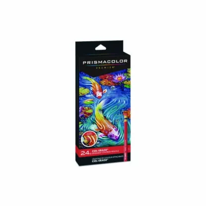 Prismacolor® Col-Erase Pencil with Eraser, 24/Pack