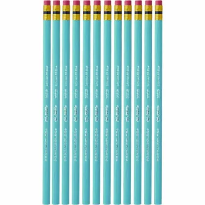 Prismacolor® Col-Erase Pencil with Eraser, Non-Photo Blue, 0.7 mm, 2B, Dozen