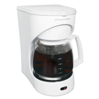 Proctor Silex 12 Cup Coffee Maker, White