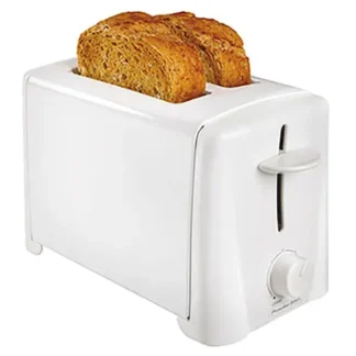 Proctor-Silex 2 Slice White Toaster, Cool Wall