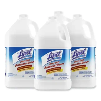 Professional LYSOL® Brand Disinfectant Heavy-Duty Bathroom Cleaner Concentrate, Fresh Lime, 1 gal Bottle, 4/Carton