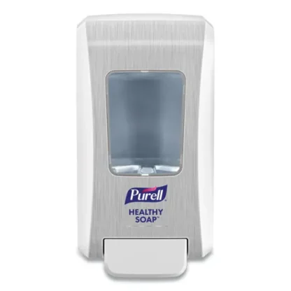 PURELL® FMX-20 Soap Push-Style Dispenser, White, 2,000 mL Capacity, 6 per Carton