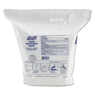 PURELL® Hand Sanitizing Wipes, Fresh Citrus Scent, White, 1,200 Wipes (2 Refills/Carton)
