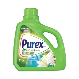 Purex® Ultra Natural Elements HE Liquid Detergent, Linen and Lilies, 150 oz Bottle, 4/Carton