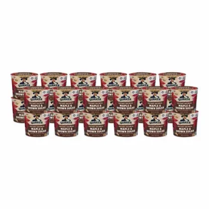 Quaker® Instant Oatmeal, Maple Brown Sugar, 24 Packets (1.69 oz each)