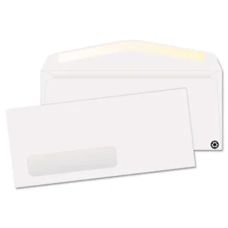 Quality Park™ Address-Window Envelope, Lower Left Window, #10, 4.13 x 9.5, White, 500/Box