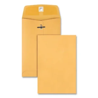 Quality Park™ Clasp Envelope, #35, 5 x 7.5, Brown Kraft, 100/Box