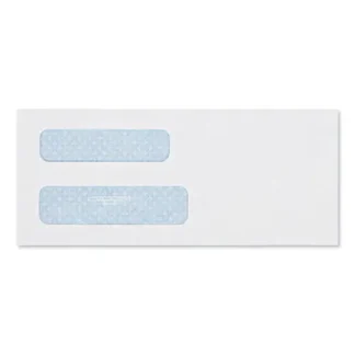 Quality Park™ Double Window Security-Tinted Check Envelope, #8 5/8, White, 500/Box