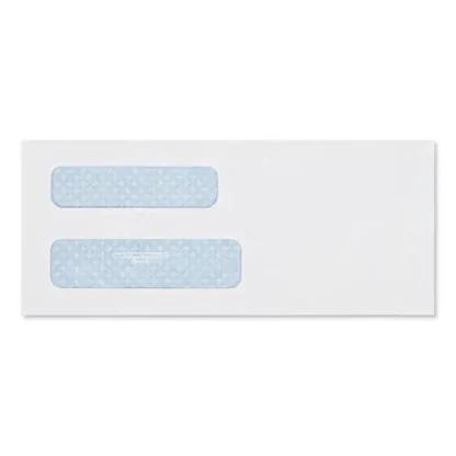 Quality Park™ Double Window Security-Tinted Check Envelope, #8 5/8, White, 500/Box