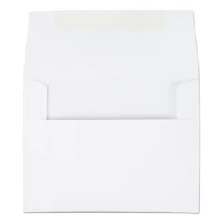 Quality Park™ Greeting Card/Invitation Envelope, A-2, Square Flap, Gummed Closure, 100/Box