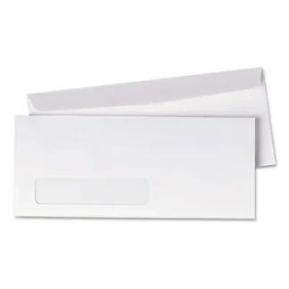 Quality Park™ Invoice-Format Address-Window Envelope, #10, White, 500/Box