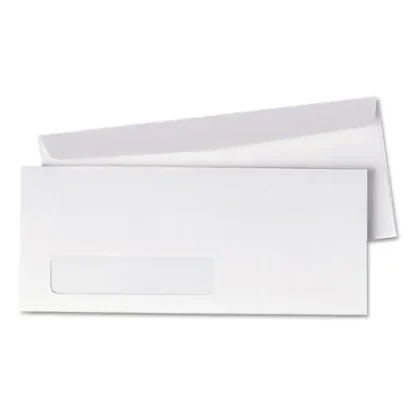 Quality Park™ Invoice-Format Address-Window Envelope, #10, White, 500/Box