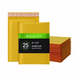 Quality Park™ Kraft Bubble Mailers, #0, Redi-Seal Adhesive, 6 x 9, Brown Kraft, 25/Pack