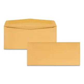 Quality Park™ Kraft Envelope, #11, Commercial Flap, Gummed Closure, 4.5 x 10.38, Brown Kraft, 500/Box