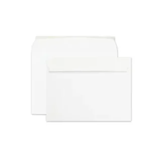 Quality Park™ Open-Side Booklet Envelope, #10 1/2, Redi-Strip Adhesive, 9 x 12, White, 100/Box