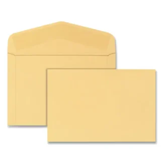 Quality Park™ Open-Side Booklet Envelope, #15, Hub Flap, Gummed Closure, 10 x 15, Manila