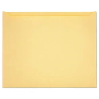 Quality Park™ Paper File Jackets, Letter Size, Buff, 100/Box