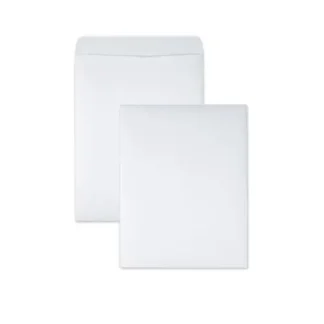 Quality Park™ Redi-Seal Catalog Envelope, #12 1/2, Cheese Blade Flap, Redi-Seal Adhesive Closure, 9.5 x 12.5, White, 100/Box