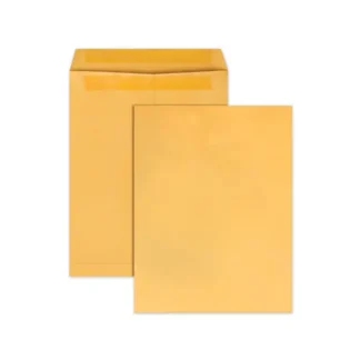 Quality Park™ Redi-Seal Catalog Envelope, #13 1/2, Cheese Blade Flap, Redi-Seal Adhesive Closure, 10 x 13, Brown Kraft, 100/Box