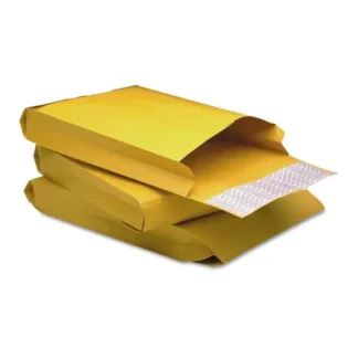 Quality Park™ Redi-Strip Kraft Expansion Envelope, #10 1/2, Square Flap, Redi-Strip Adhesive Closure, 9 x 12, Brown Kraft, 25/Pack